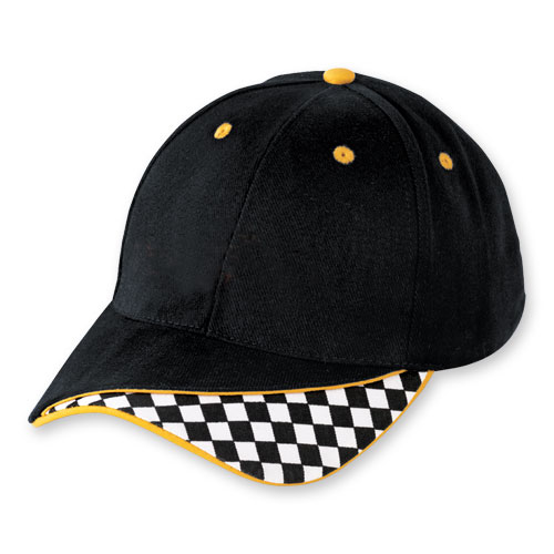 Checkerboard Trim Hat