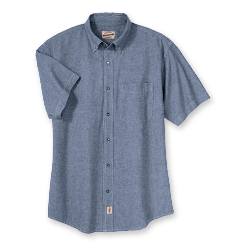 WearGuard® short-sleeve chambray work shirt