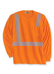 WearGuard® Class 2 High-Visibility Long-Sleeve T-Shirt